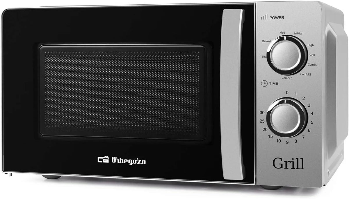 Micro-ondes, 44, 6 x 24, 3 x 36, 1 cm, 20 L, 900 W, 3 programmes, minuteur, gril, minuterie jusqu'à 30 minutes, 700-900 W, 5 niveaux de fonctionnement