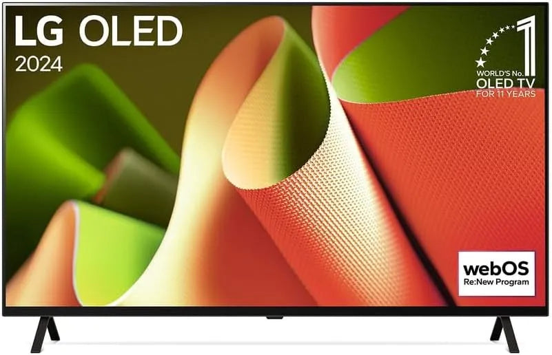 LG OLED55B4E Smart TV, 139 cm, téléviseur, 4K UHD, Dolby Vision & Atmos, Processeur α8 AI 4K, LG TV OLED 2024, 55'', Alexa