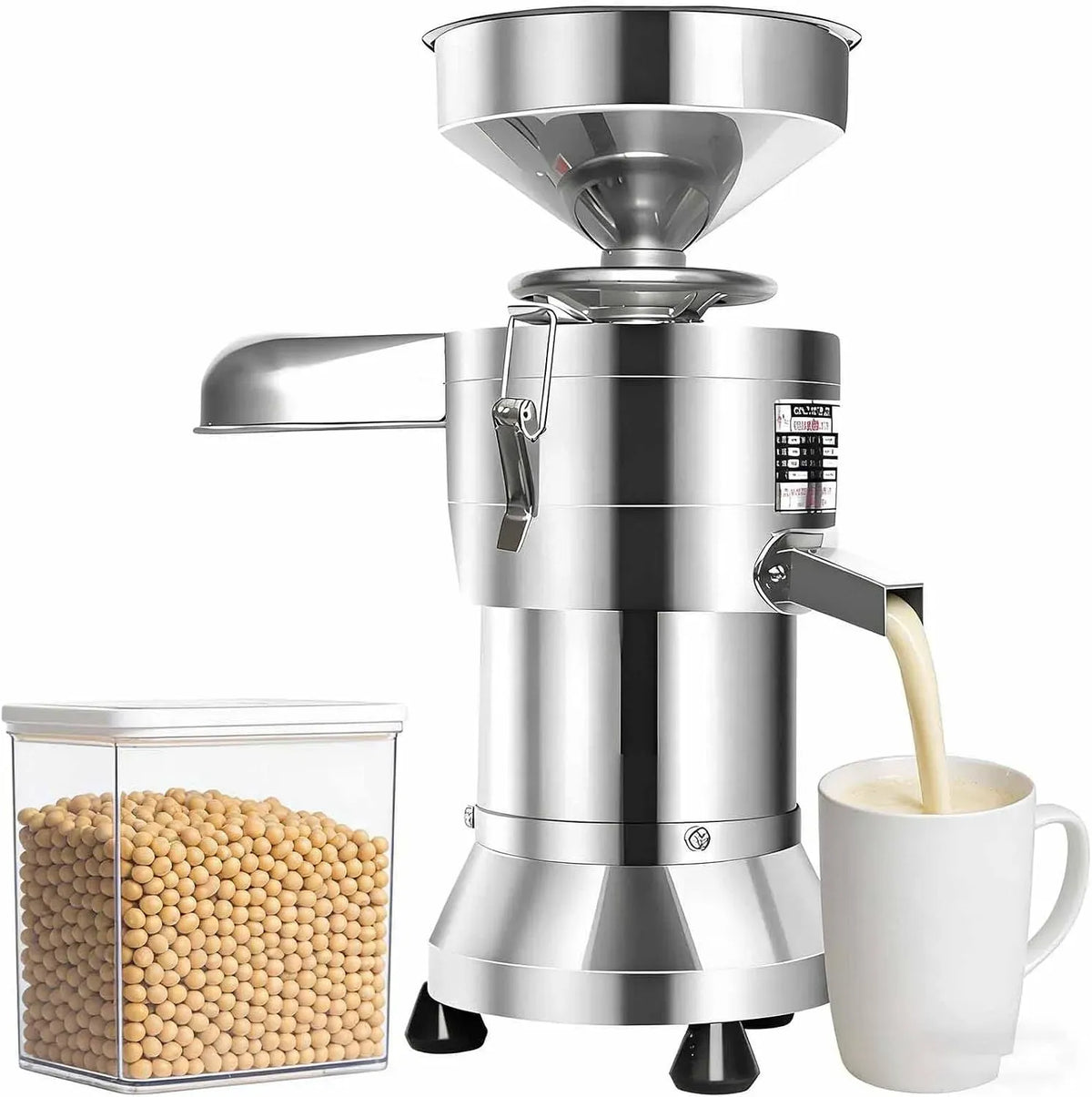 25KG/H Machine à Tofu, machine à lait végétal et lait de noix, 25 KG, professionnel, pour la Production de Lait de soja 25KG/H
