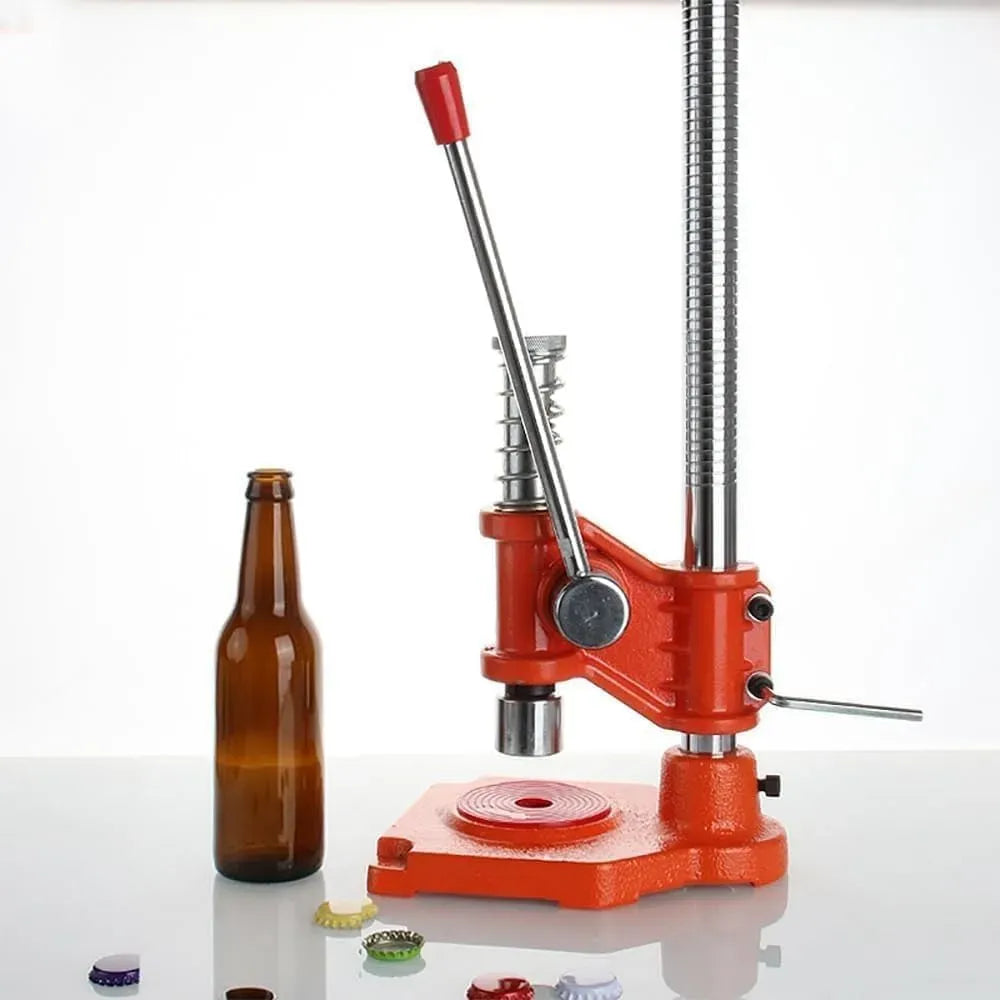 Machine de capsulage, professionnel, acier inoxydable, bois, pour bouteilles de bière