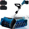 2batteries Portable, machine de balayage des sols, balayeuse de sol, 600 W, extérieur, professionnel, sans fil, pour Jardin
