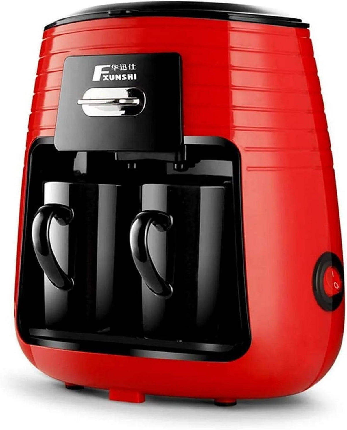 Cafetière électrique, encastrable, rouge, Machine à café Expresso américaine, Machine à thé Automatique Domestique