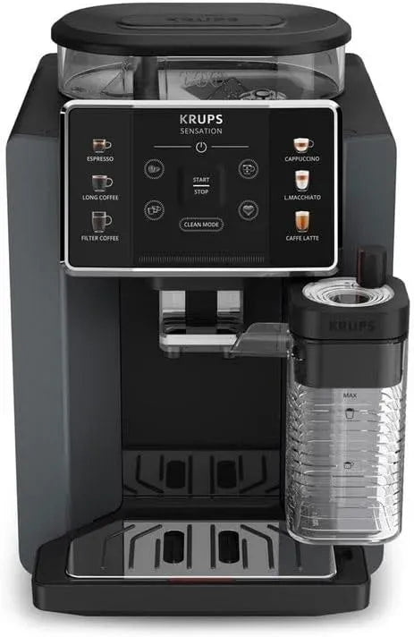 Krups EA912B M90 Machine à expresso, noir, cafetière expresso, EA912B Sensation Milk M90 Machine à expresso automatique Noir