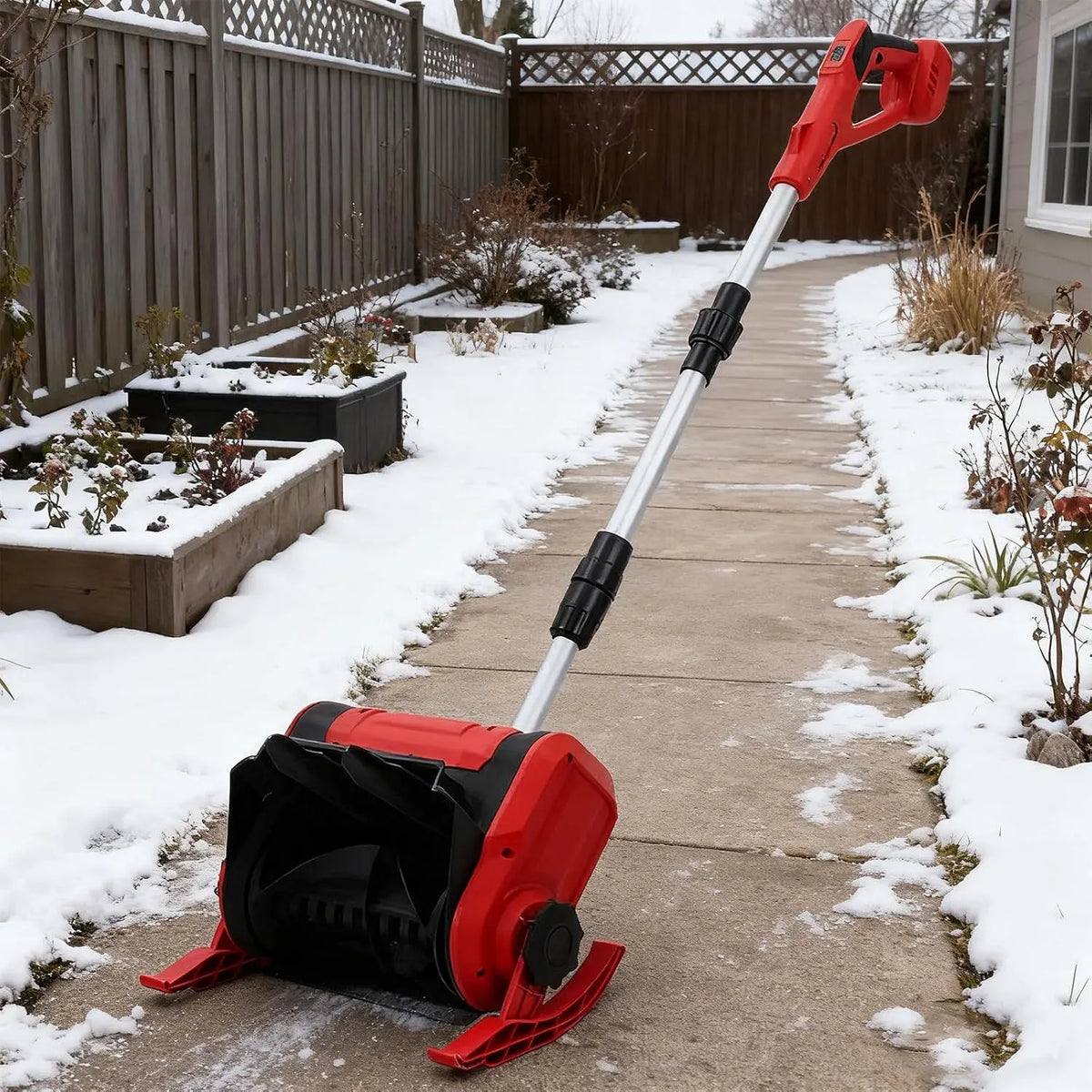 4Ah Batterie, Moteur, machine de déneigement, 16cm, 1200 W, 20 V, 16 cm, pour Allées et Seuils de Porte