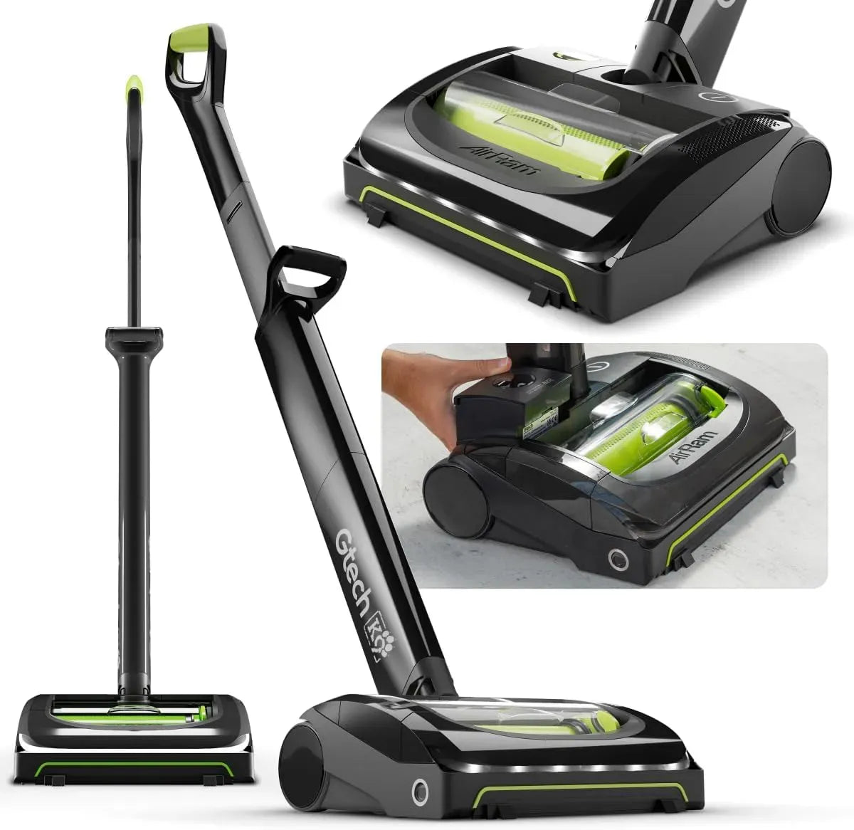 Aspirateur MK2, appareil électrique d'aspiration, sans fil, Gtech K9 AirRam Aspirateur Vertical sans Fil