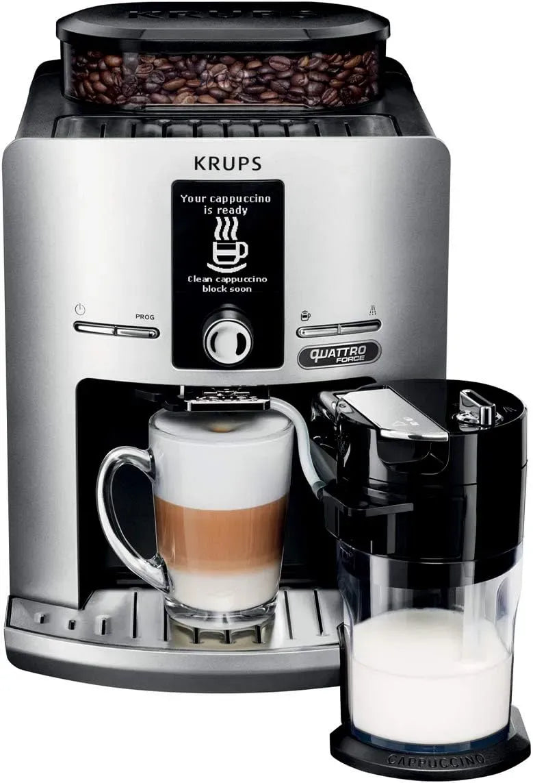 Krups YY4201FD Cafetière électrique, 1,7 L, 1450 W, tactile, grand réservoir, Pression de 15 bars, Cappuccino One-touch